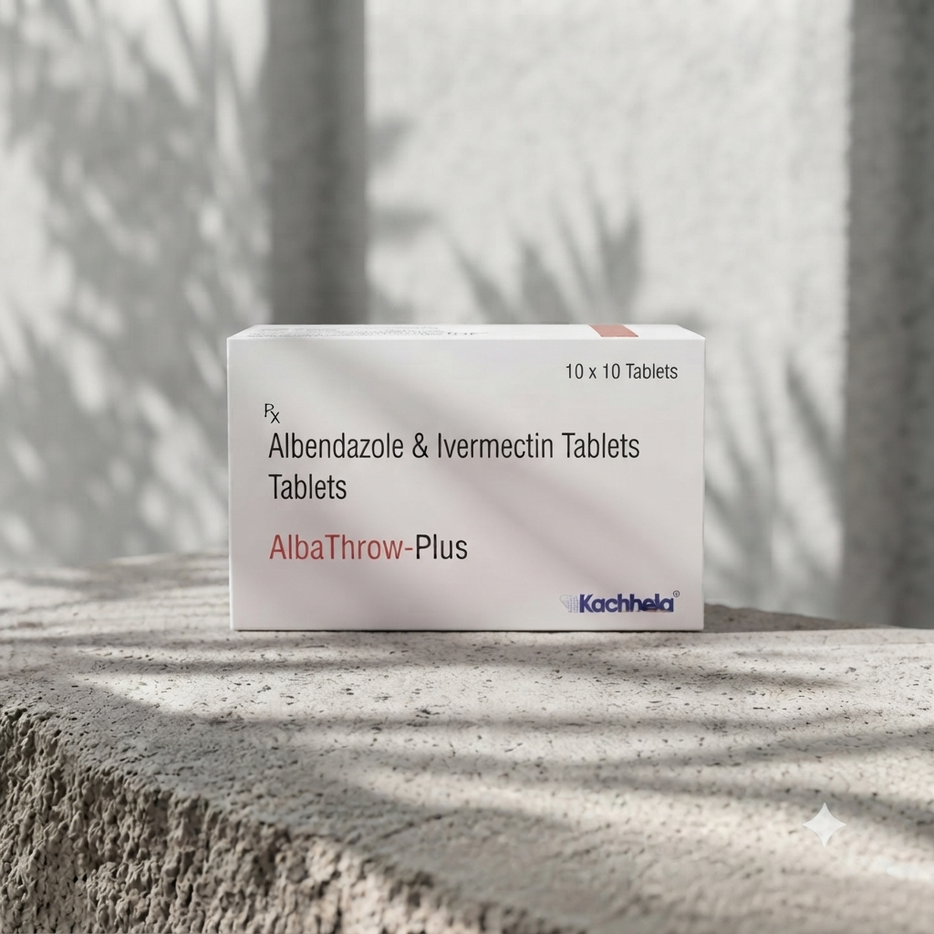 Alba Throw plus ( Ivermectin & albendazole tablet )